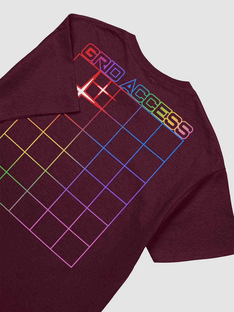 Red Grid Access T-shirt product image (1)