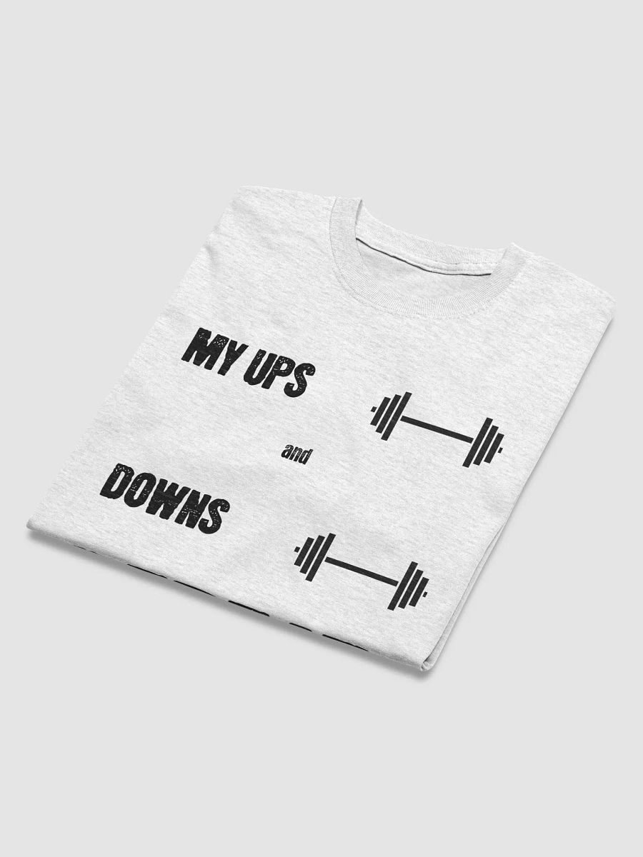 Ups and Downs Dumbbells Graphic Tee product image (37)