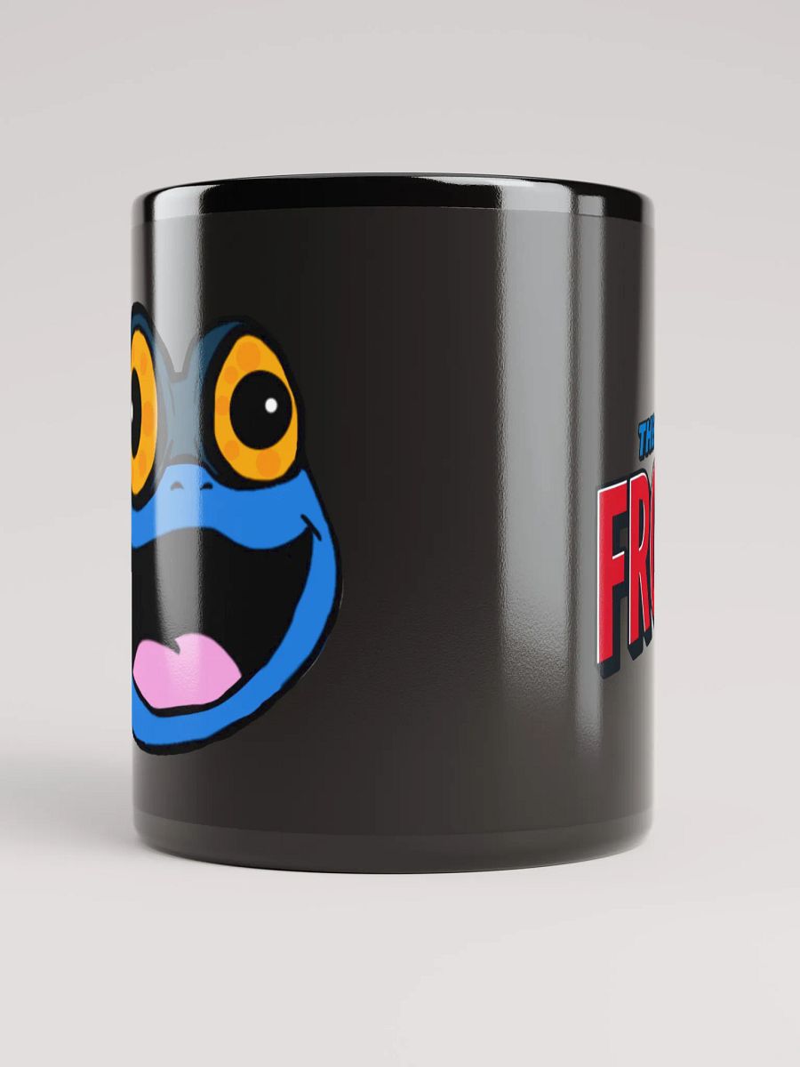 Fabulous Frogman Logo + Meme Face Black Mug product image (9)