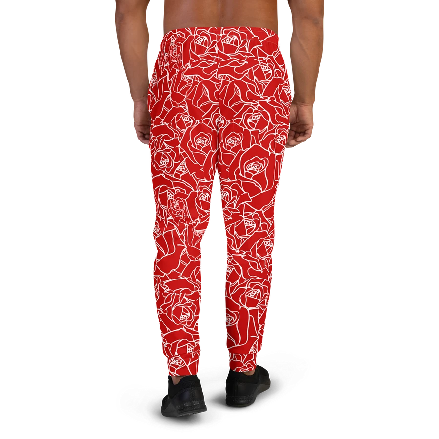 Loads of Roses · red-white joggers product image (2)