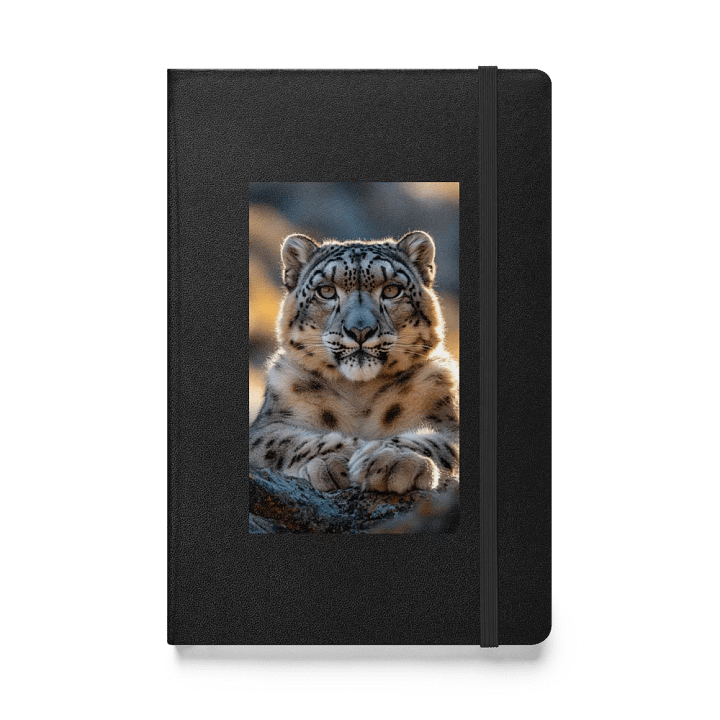 Snow Leopard Hardcover Notebook product image (1)