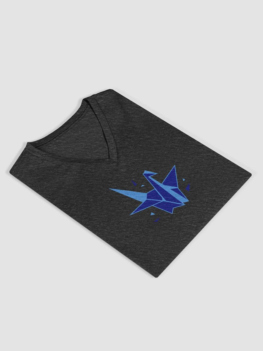 KrazeyHazey Crane V-neck T-Shirt - Blue product image (15)