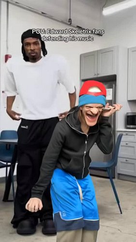 we got much worse music to worry about other than #edwardskeletrix #comedyskit #greenscreenvideo #funny #pov #niche #skeletri...