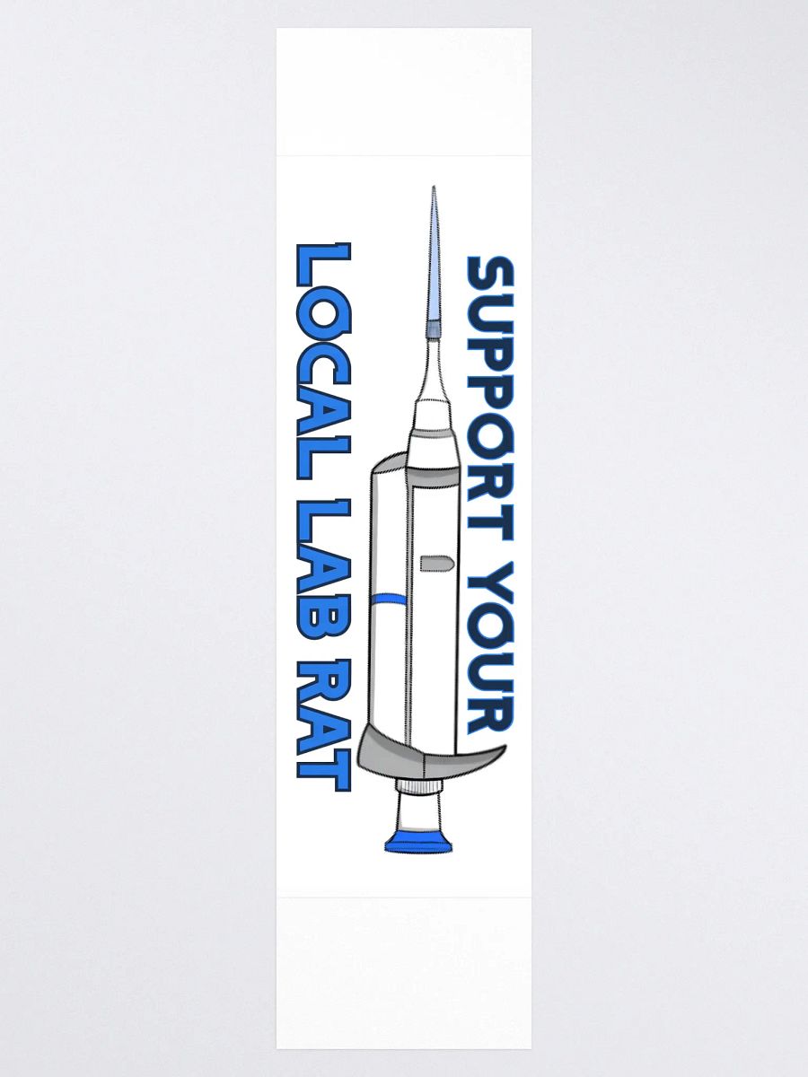 "Support Your Local Lab Rat" Pipette Sticker product image (3)