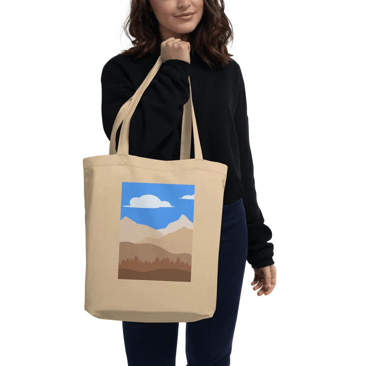 Mountain Valley Eco-Friendly Tote Bag product image (2)