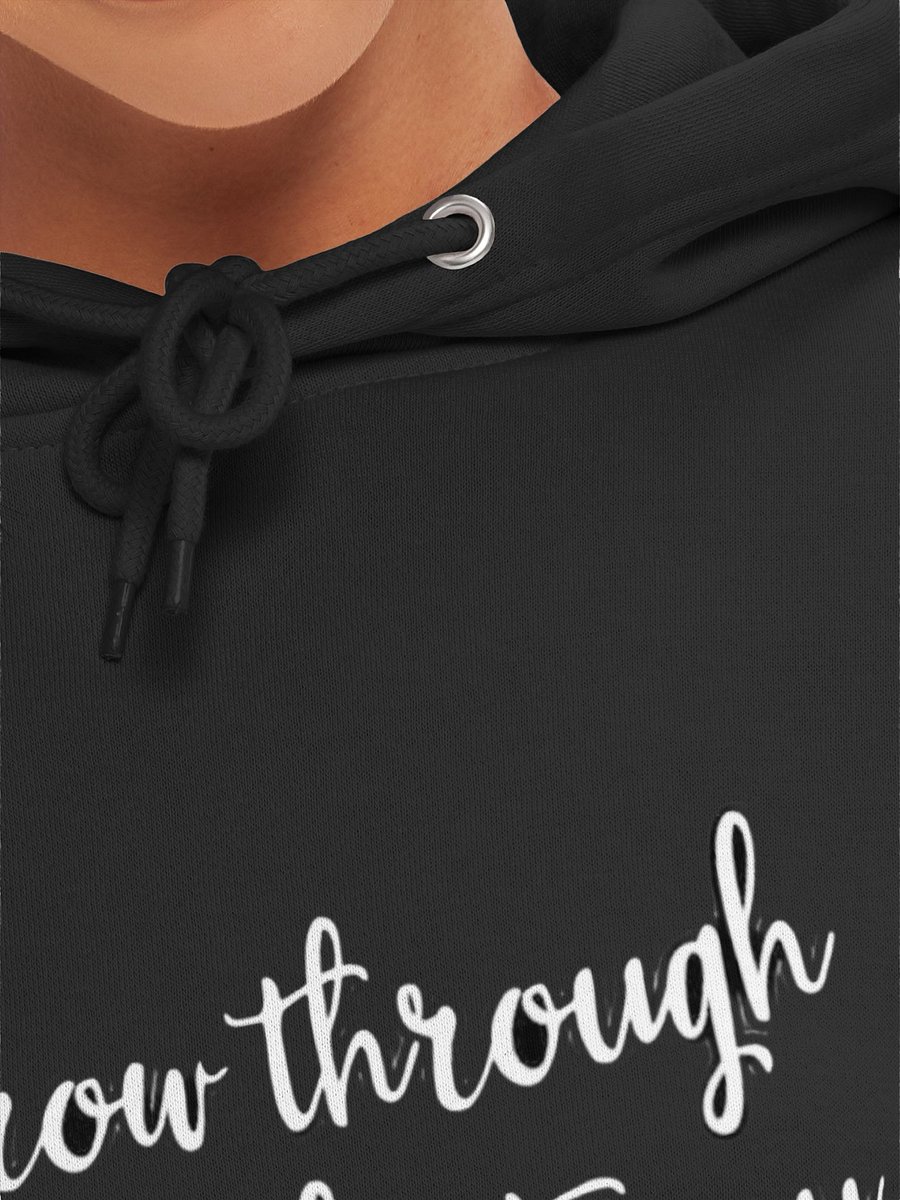 Grow Through Comfy Hoodie-Dark product image (13)