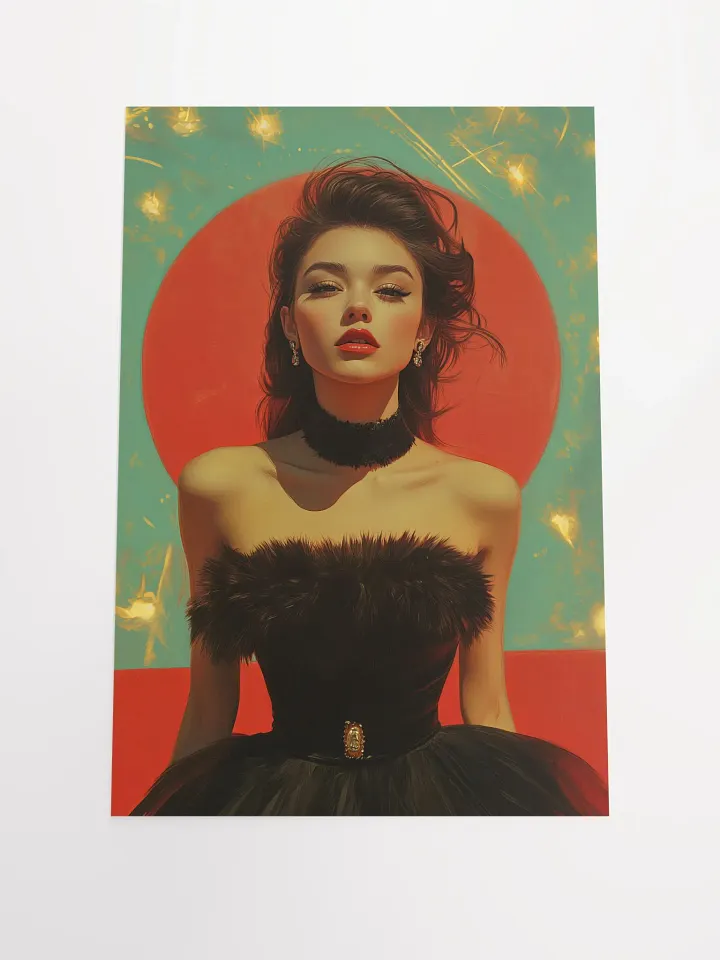 Femme Fatale Poster - Icon of Elegance product image (2)