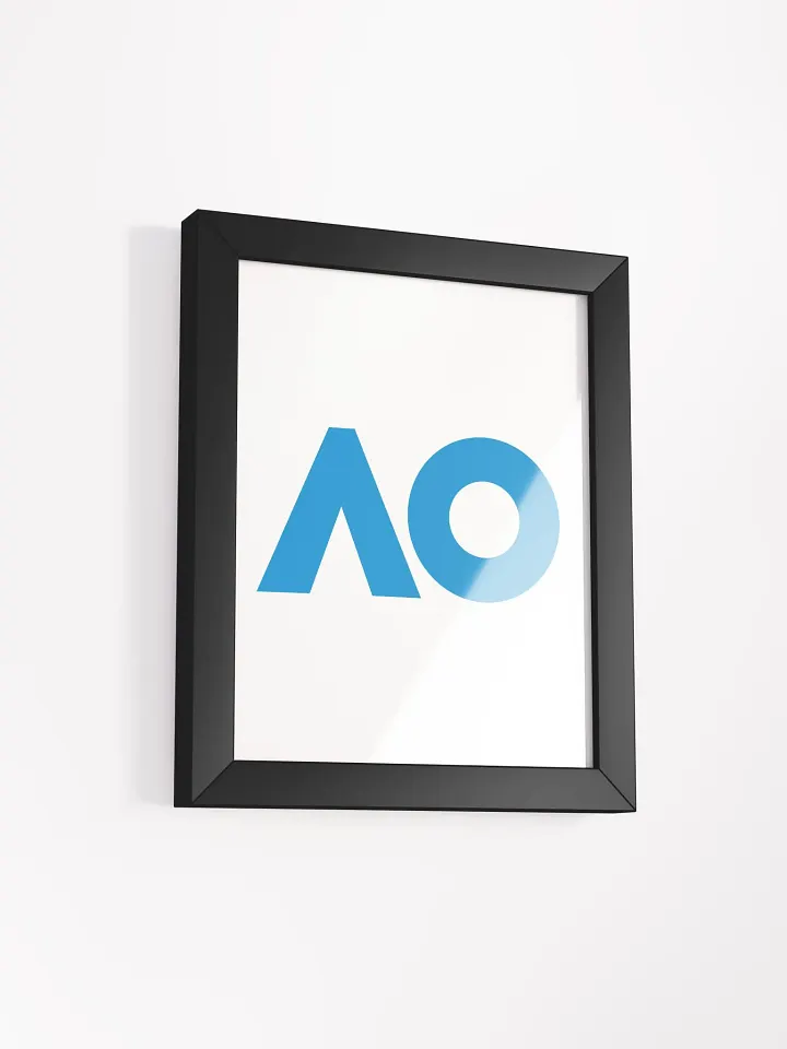 Bold Blue A&O Framed Matte Poster product image (56)