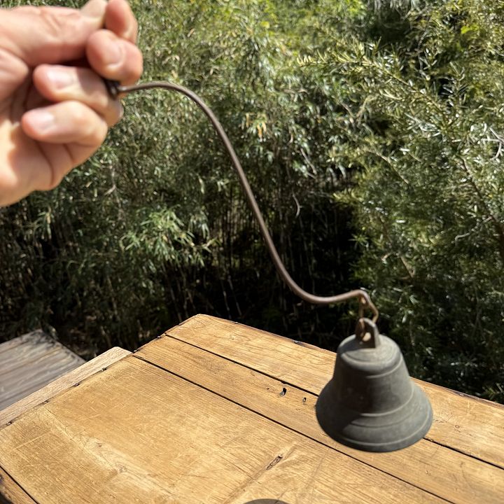 🎎 Antique Japanese Shop Bell - Echoes from a Mid-Showa Storefront product image (2)