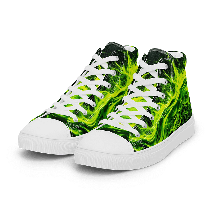 Neon Flow High Top Canvas Shoes product image (6)