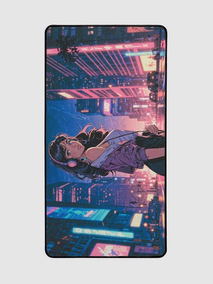 Synth Girl Desk Mat product image (2)