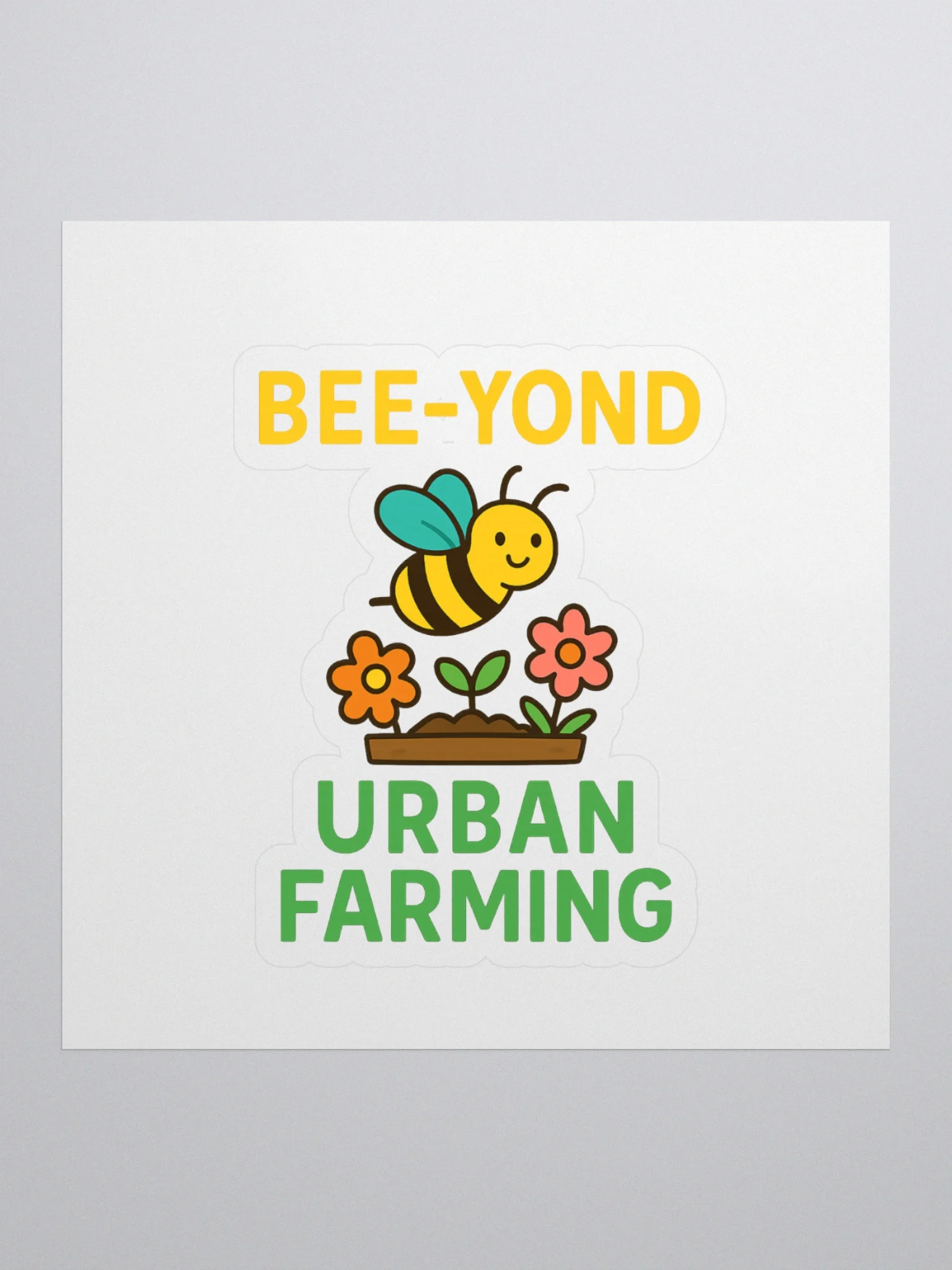 BEE-YOND Urban Farming Stickers product image (1)