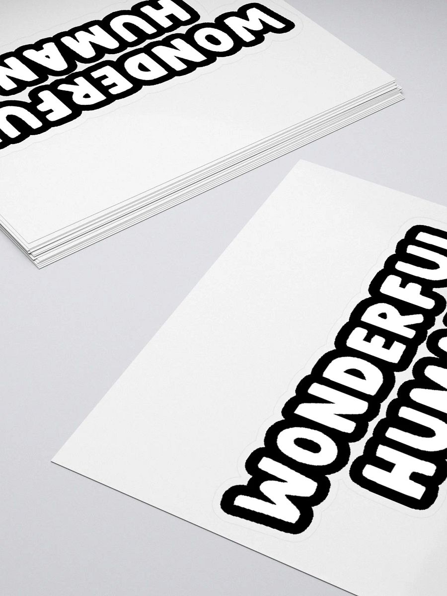Wonderful Human Sticker product image (4)