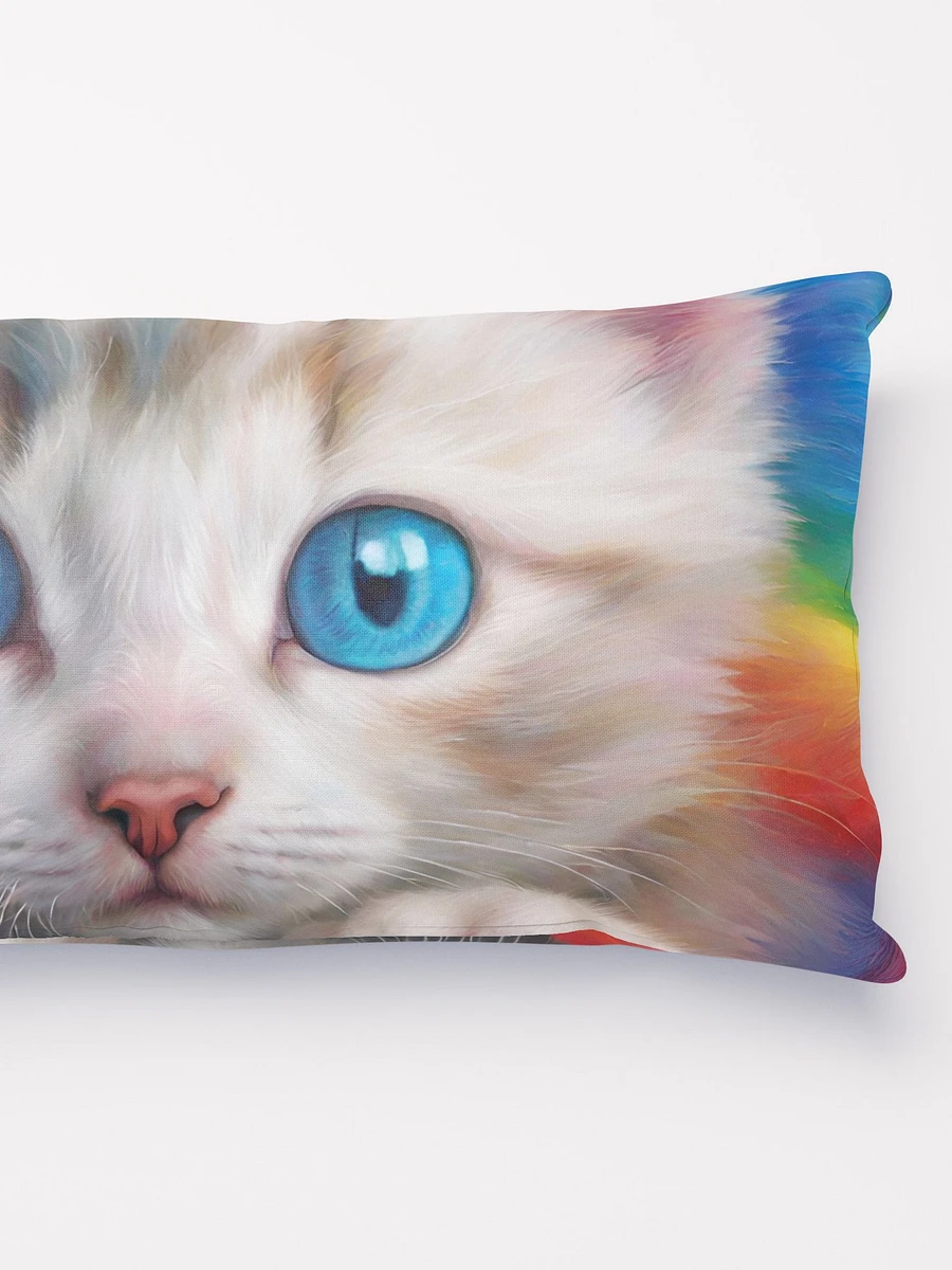 Whimsical Blue-Eyed Kitten Pillow product image (6)