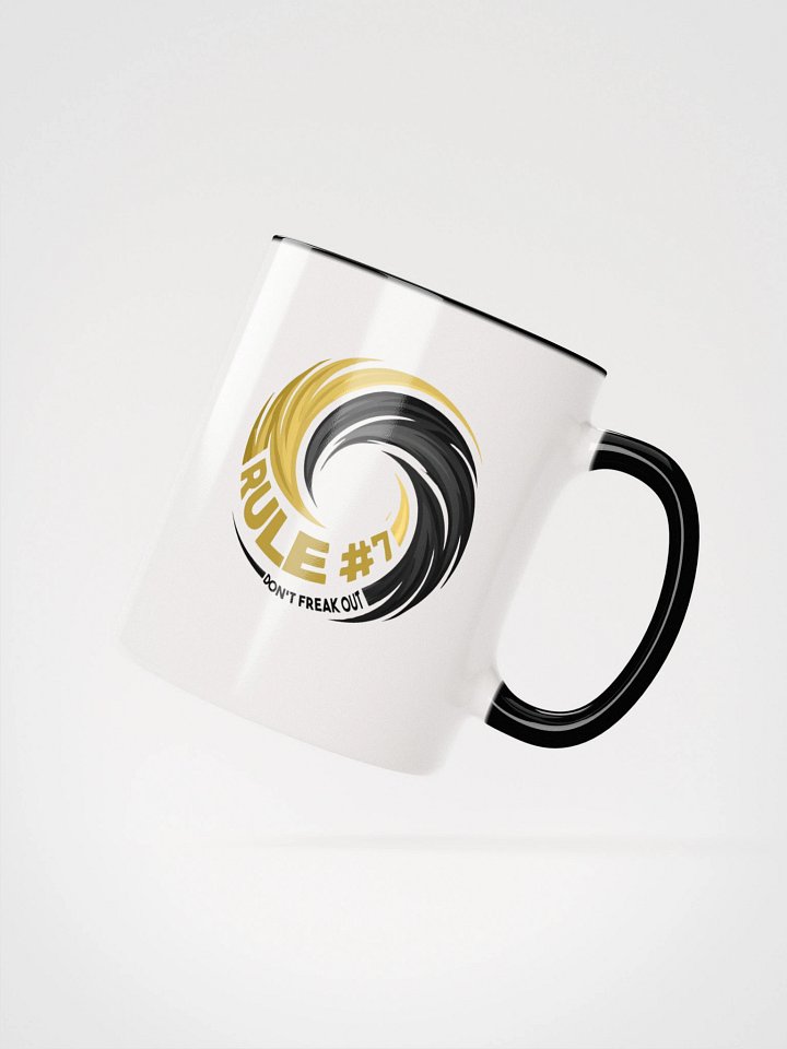 Rule #7 Ceramic Mug Black and Gold product image (23)