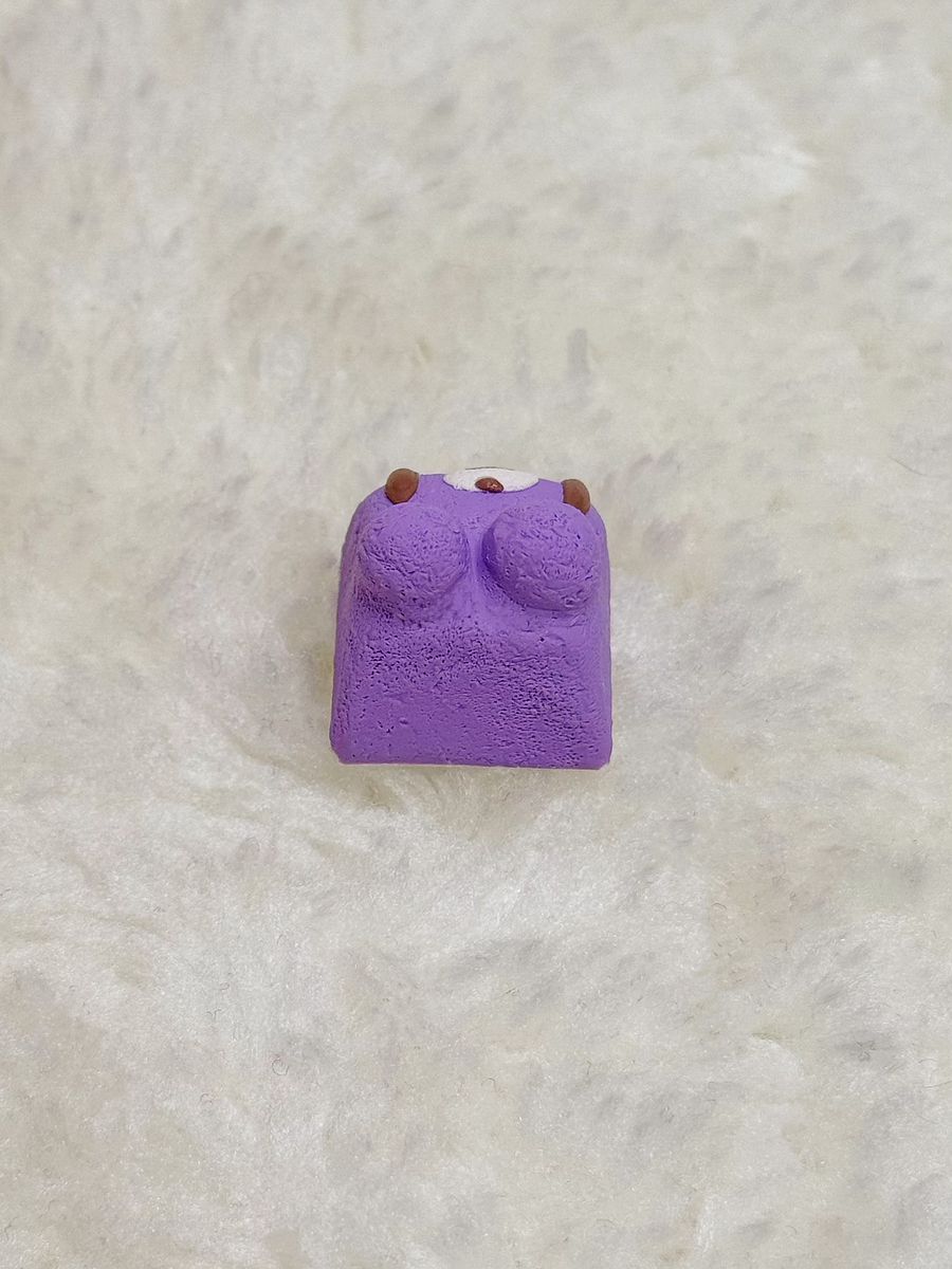 Purple Gloomy Bear Keycap product image (4)