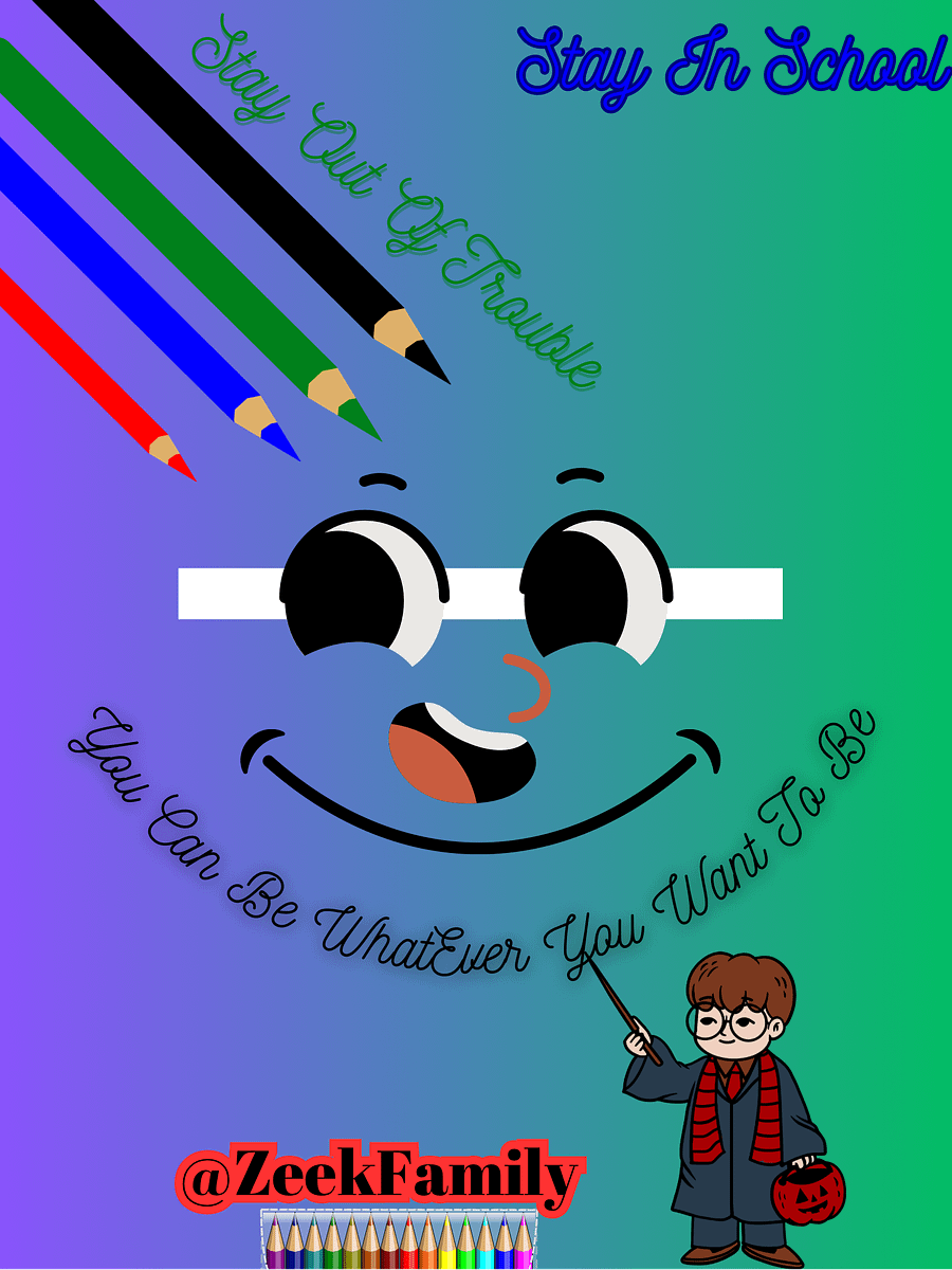 New stay in school edition t shirt kids product image (12)