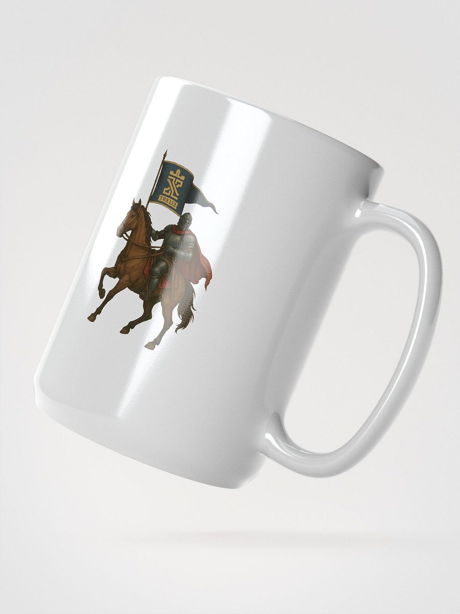 Knight's Valor White Glossy Mug product image (2)