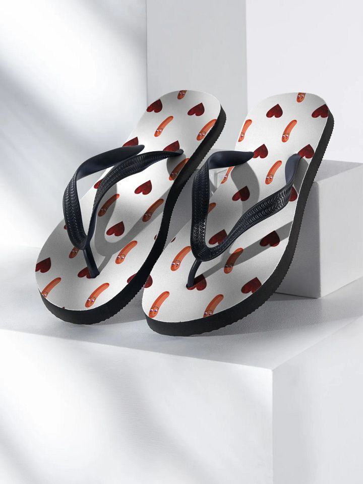 Marlies' Monster Wiener Flip-Flops product image (1)