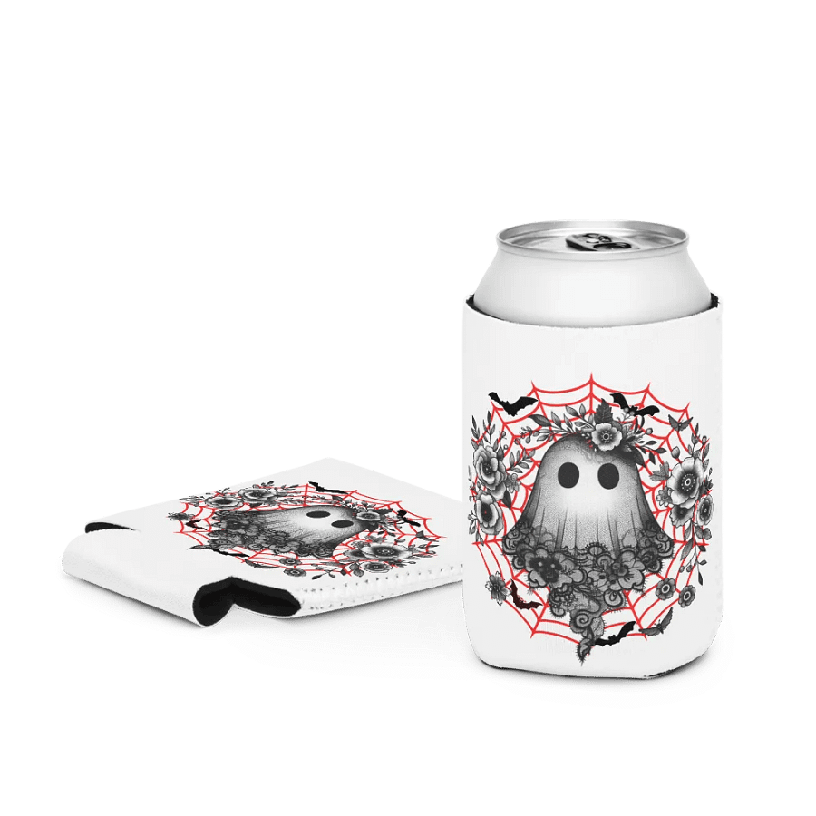 Lacey Ghost Veiled Can Cooler product image (4)