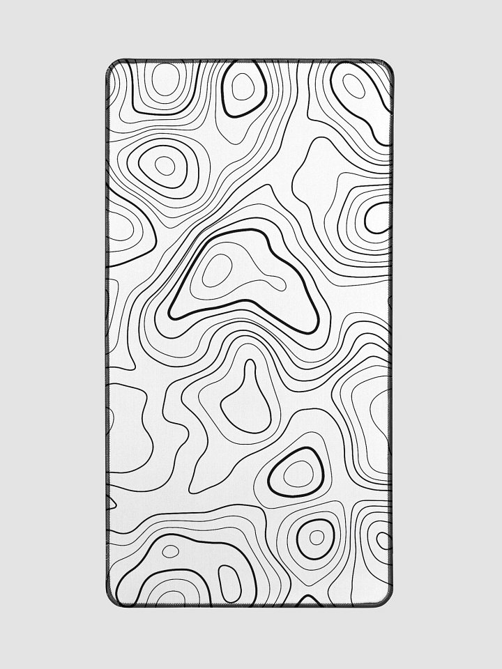 High Ground desk mat (black on white) product image (2)