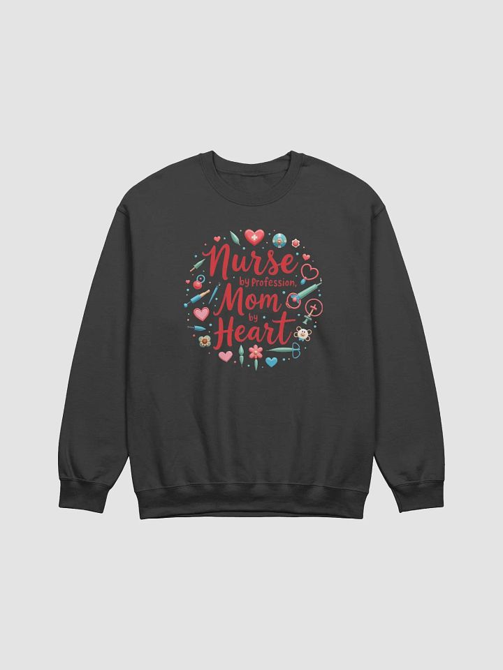 Nurse by Heart Crewneck Sweatshirt product image (2)