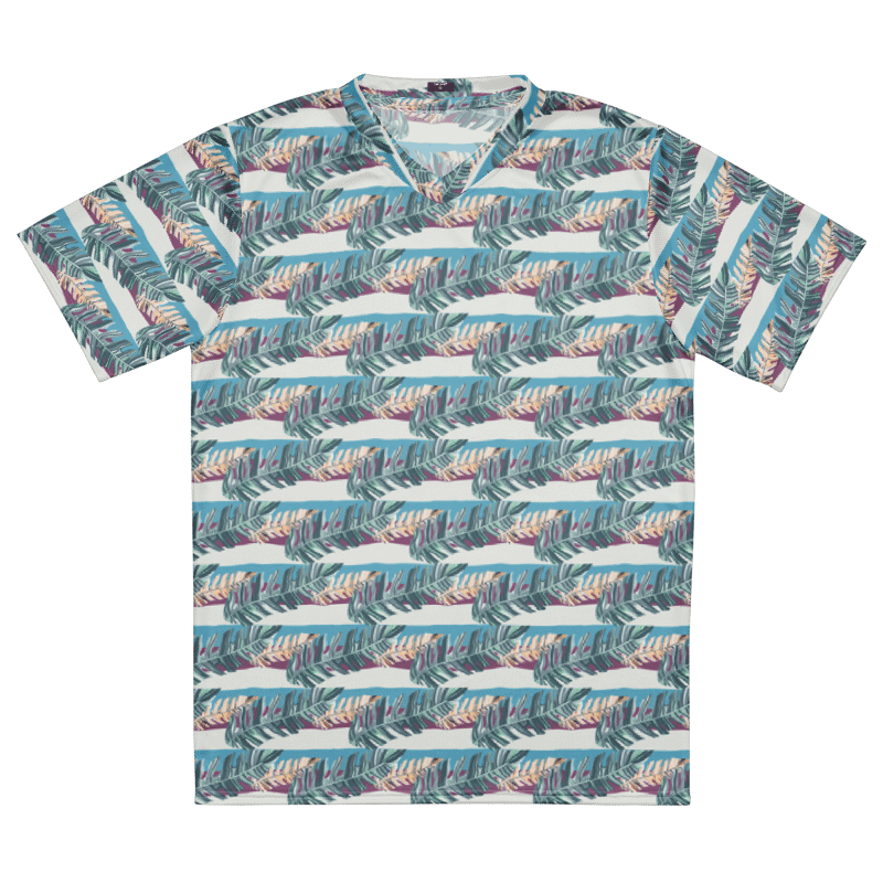 Tropical Stripes | Recycled Unisex Sports Jersey product image (5)