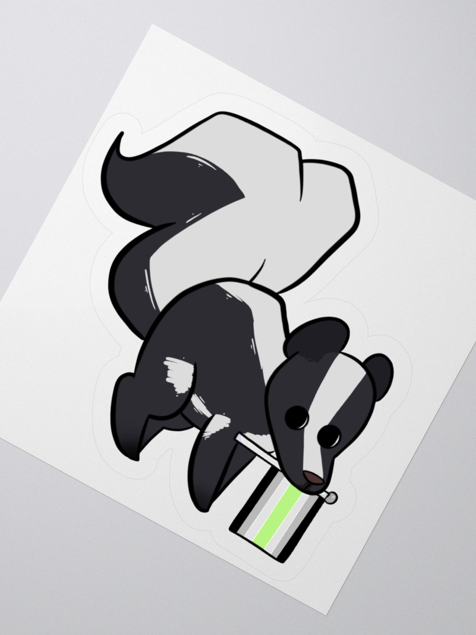 Agender Skunk Sticker product image (7)