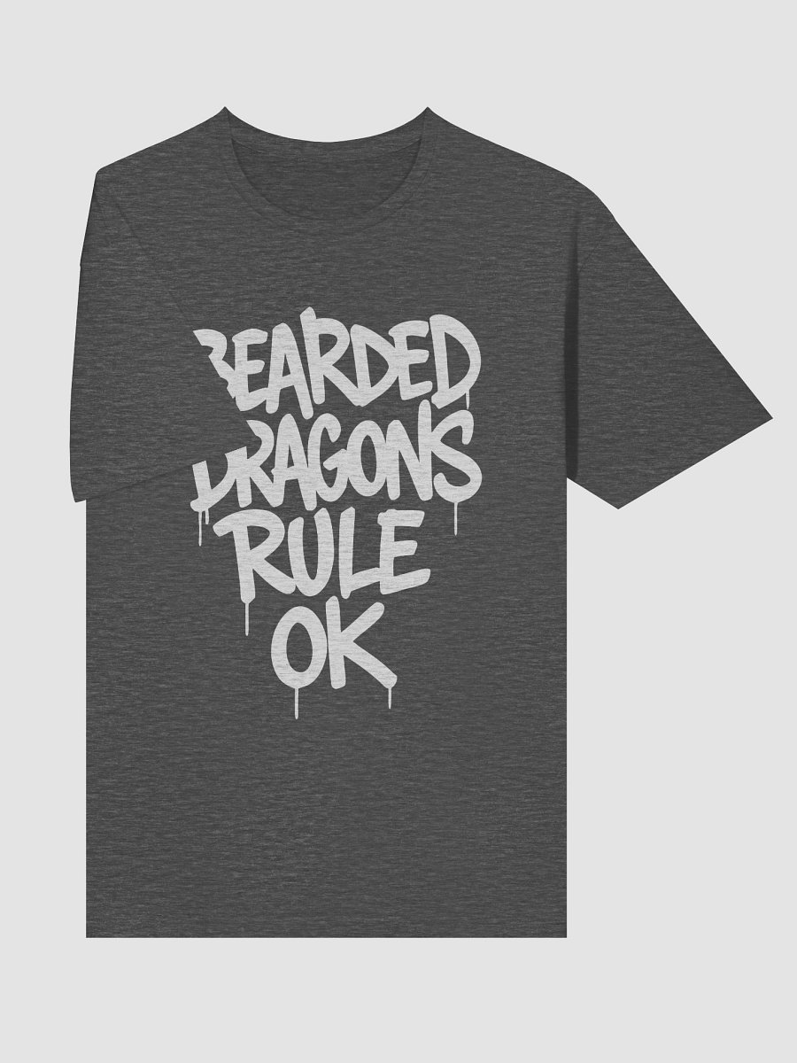 Graffiti-Style “Bearded Dragons Rule OK” Tee – Funny Reptile Lover Gift product image (61)