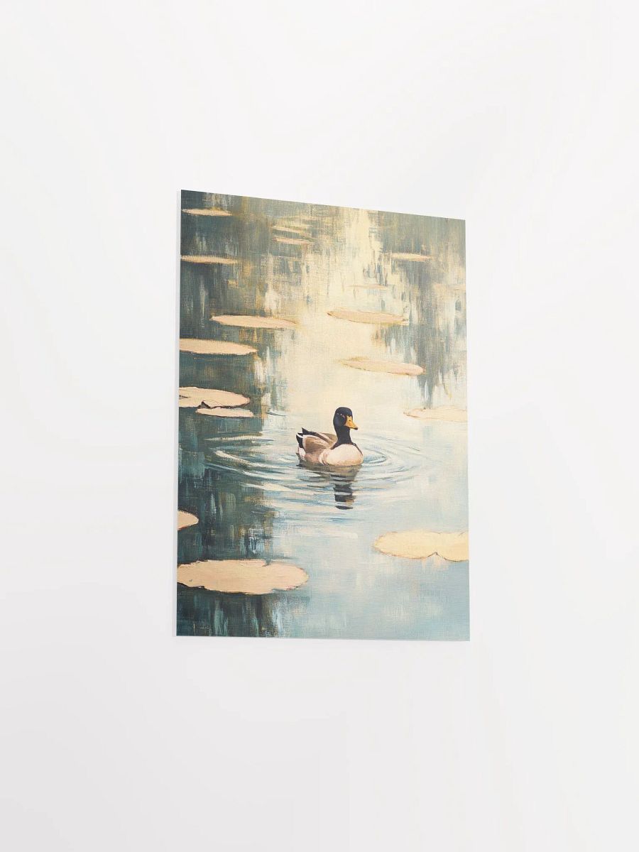 Tranquil Lake Duck - Rustic Farmhouse Wildlife Art product image (27)