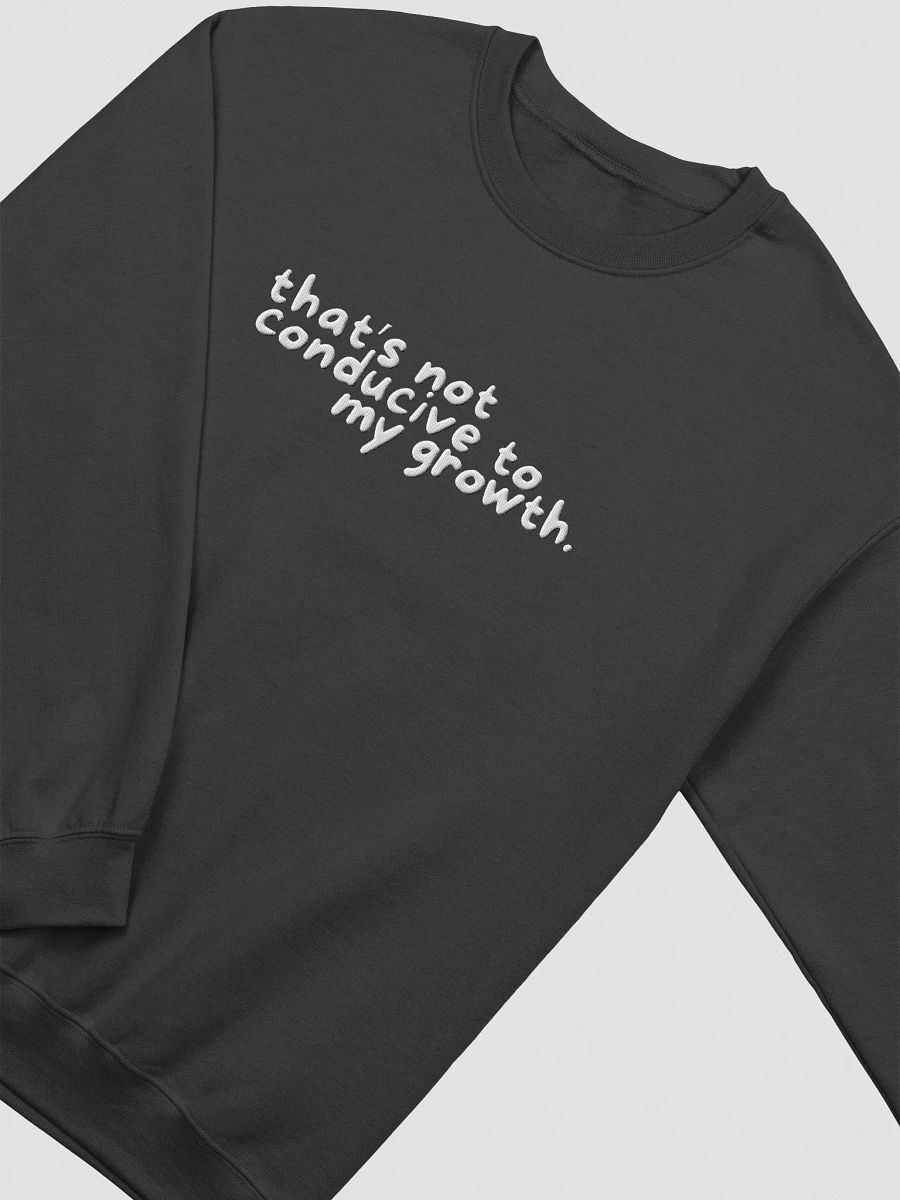 Conducive Crewneck Sweatshirt (Embroidered - Light Thread) product image (3)