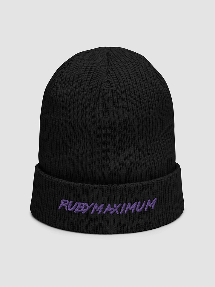 RubyMaximum Beechfield Ribbed Beanie product image (1)