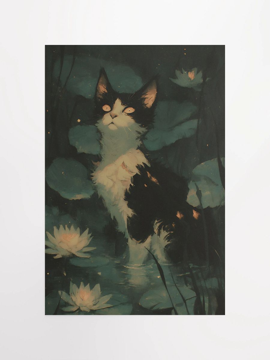 Starry Night Cat Poster product image (8)