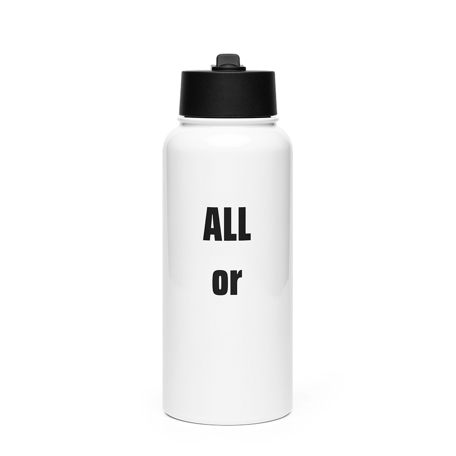 Stainless Steel Water Bottle with a Straw Lid product image (1)
