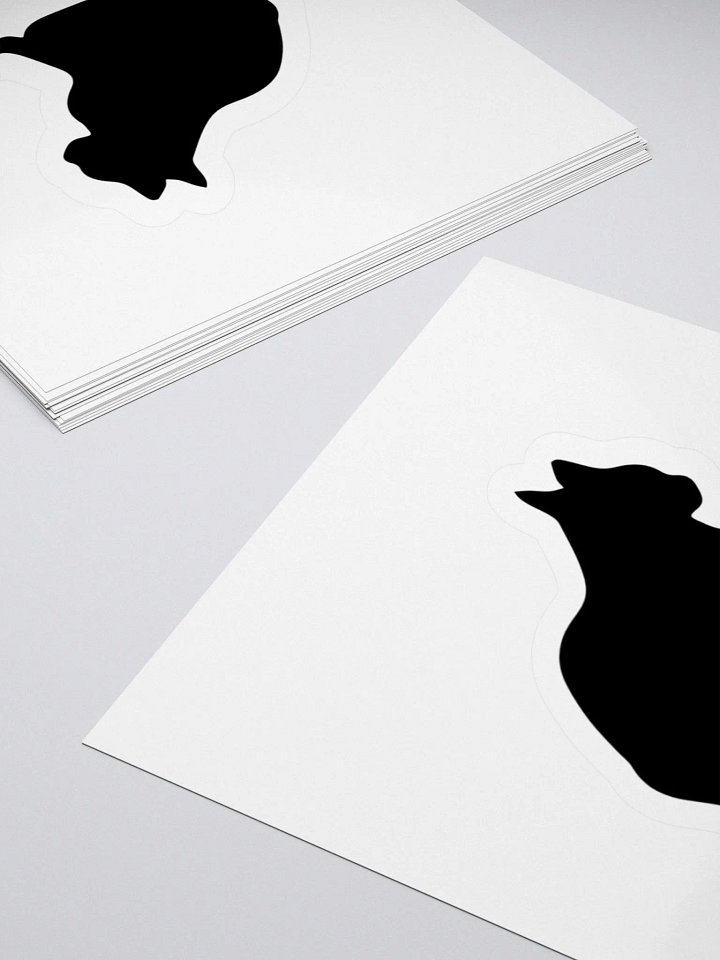 Black Cat Silhouette Sticker product image (2)