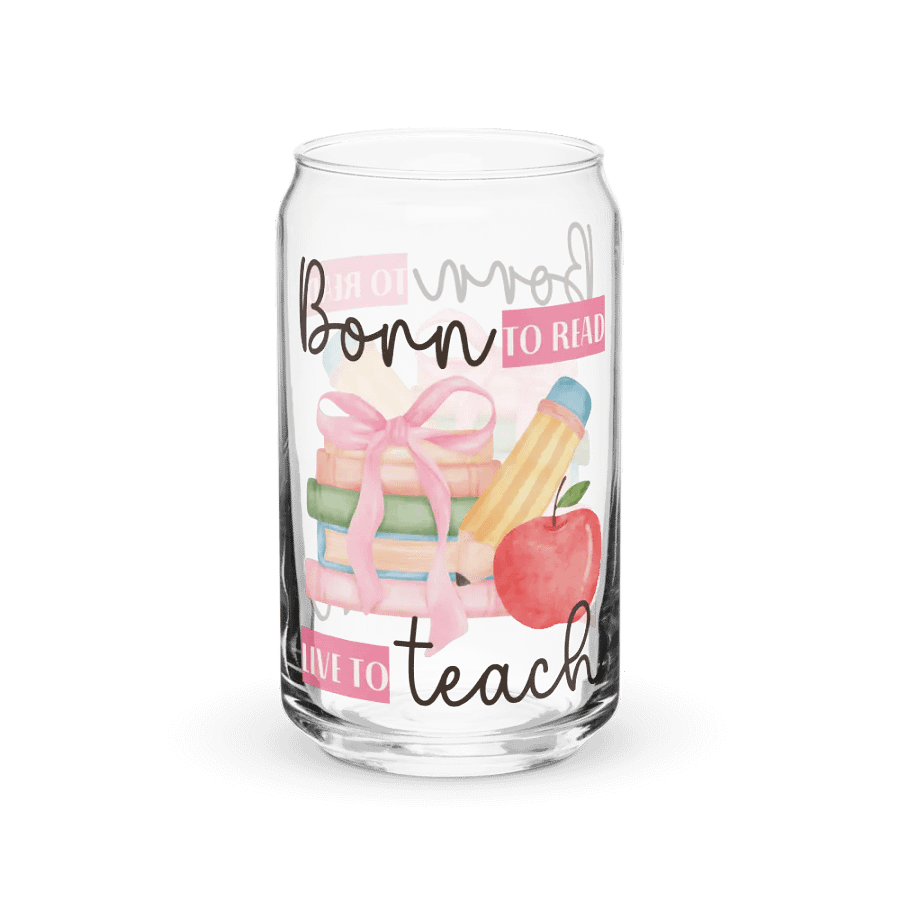 Ice Coffee Watercolor Glass Tumbler Gift For A Teacher product image (11)
