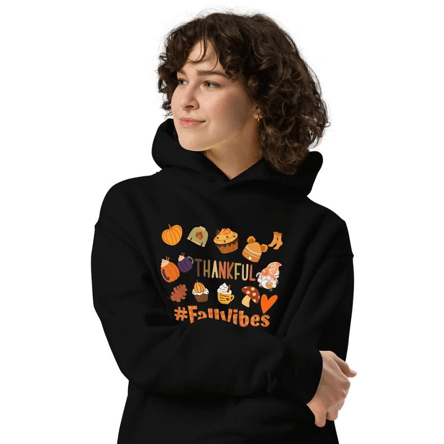 Thankful Fall Vibes Oversized Hoodie product image (3)