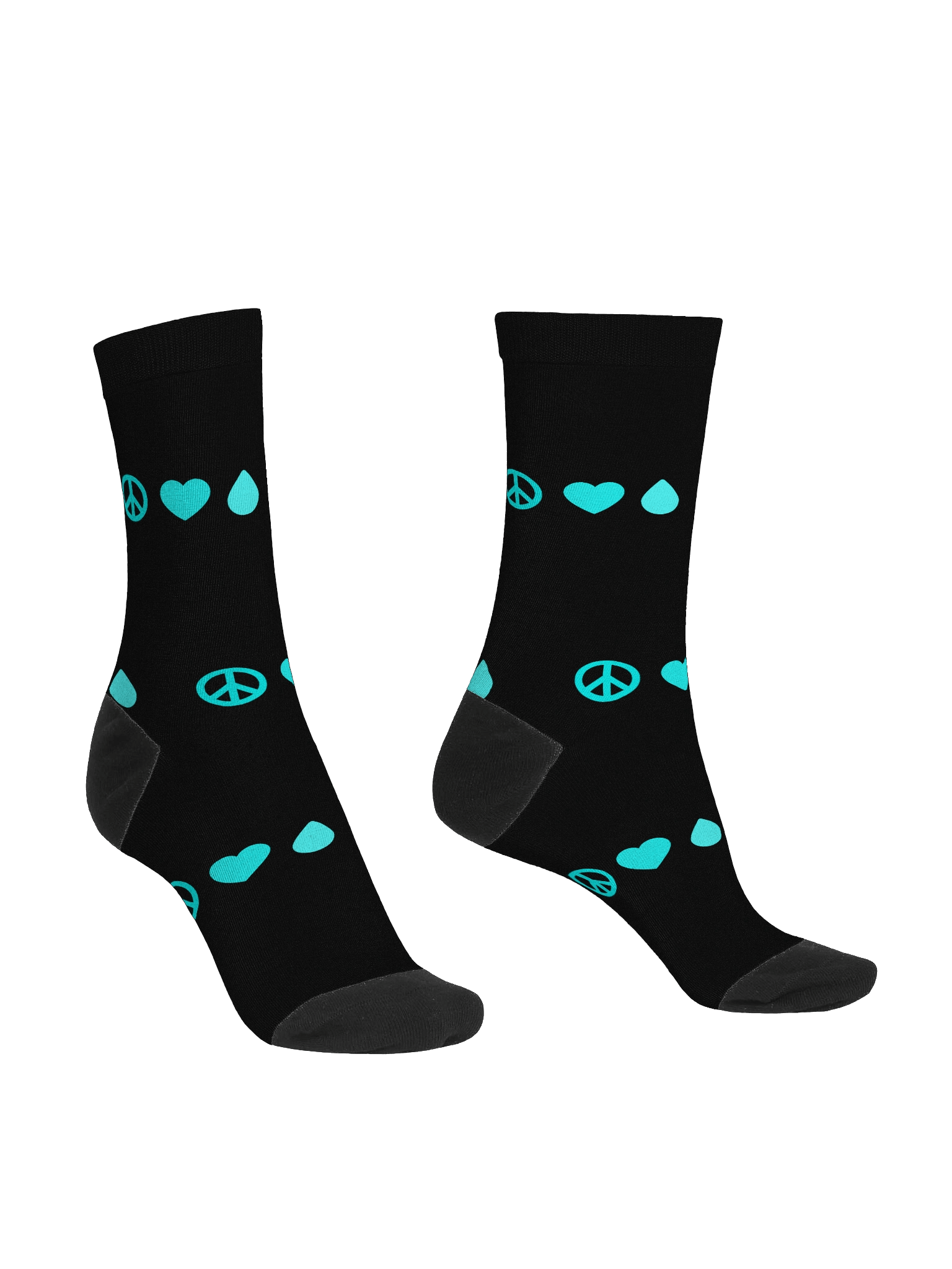 Peace & Love Sustainable Crew Socks product image (3)
