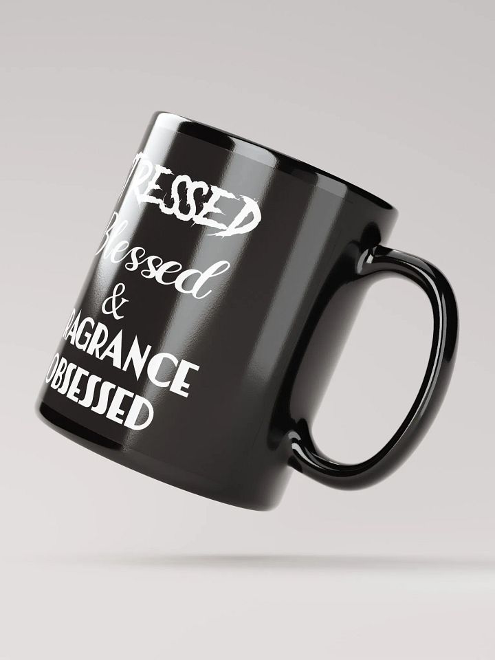 Stressed/Blessed Black Glossy Mug product image (2)