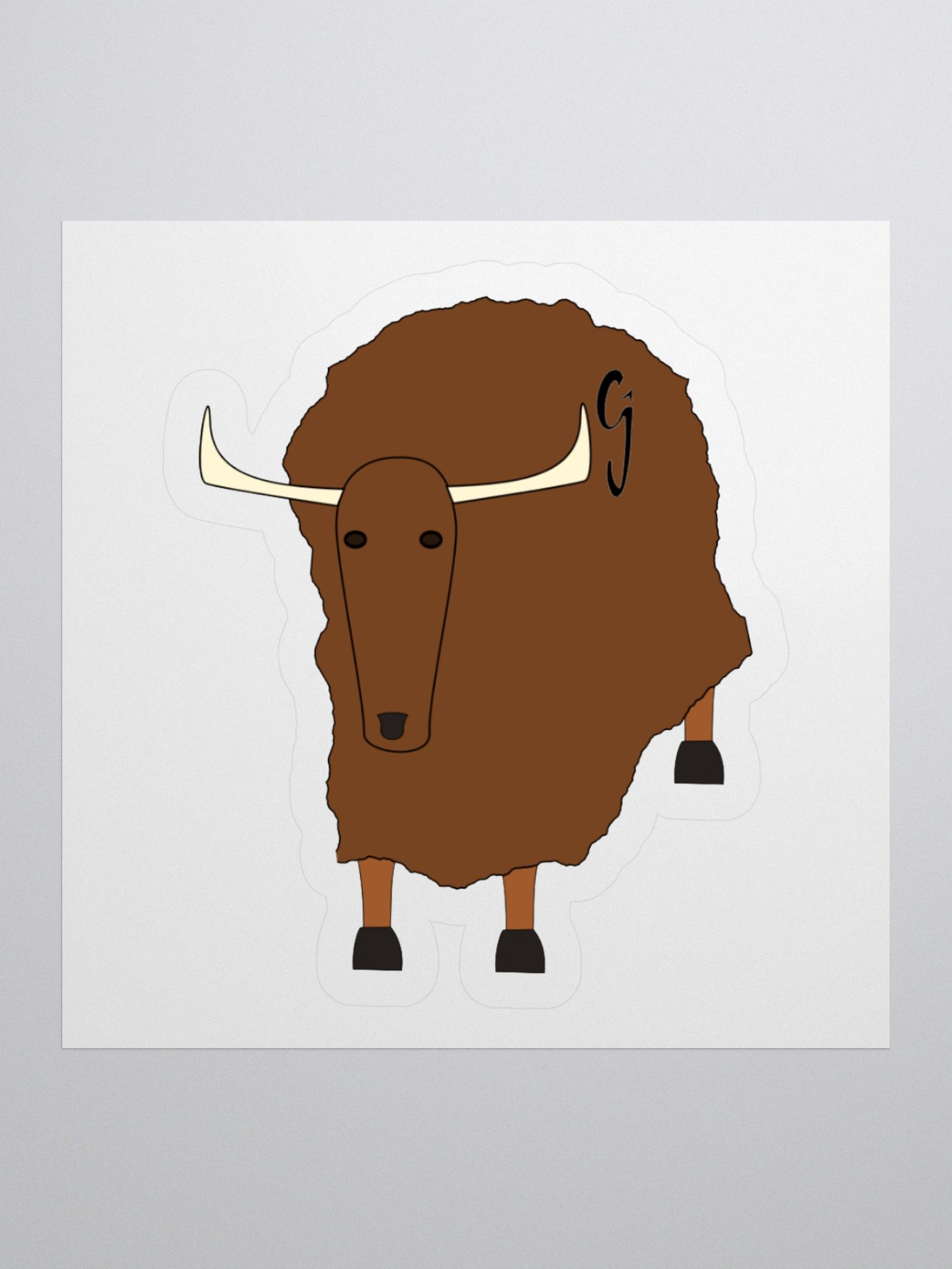 JG Yak Sticker product image (1)