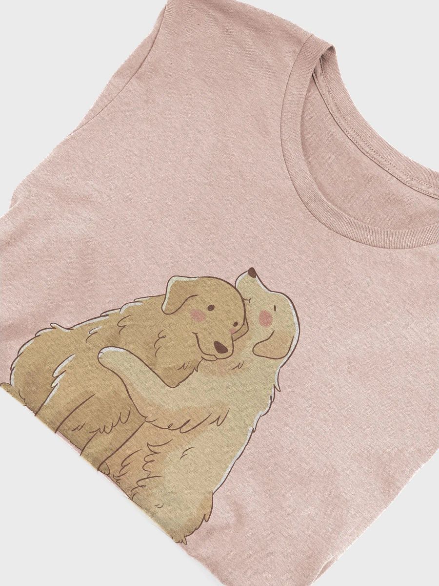 Golden Embrace - Dog Lover's T-Shirt product image (5)