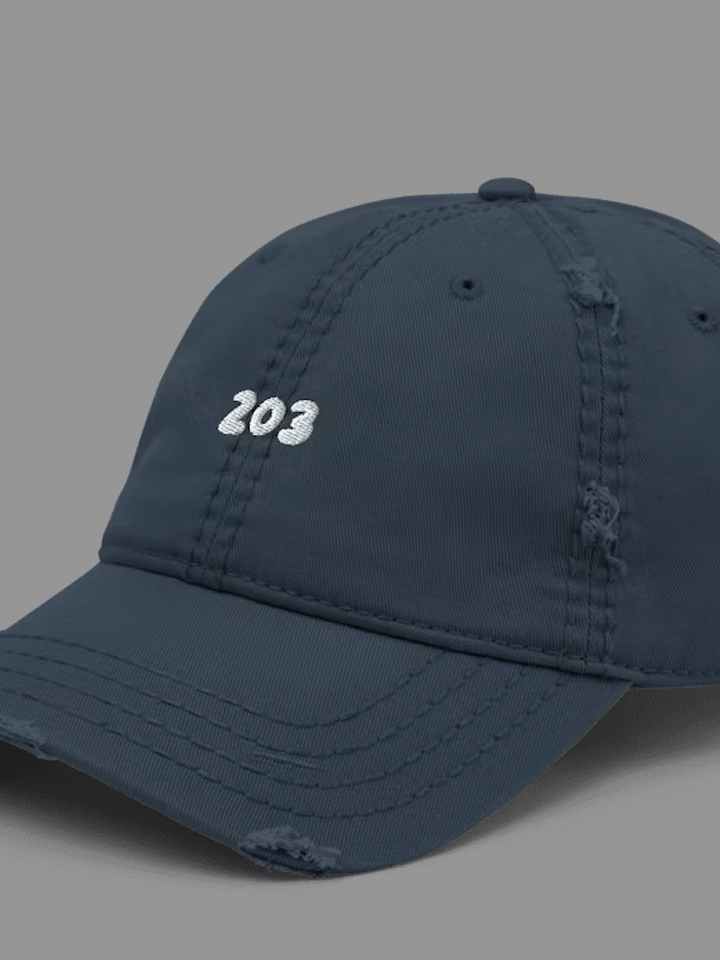 Connecticut Area Code Hat & Necklace product image (1)
