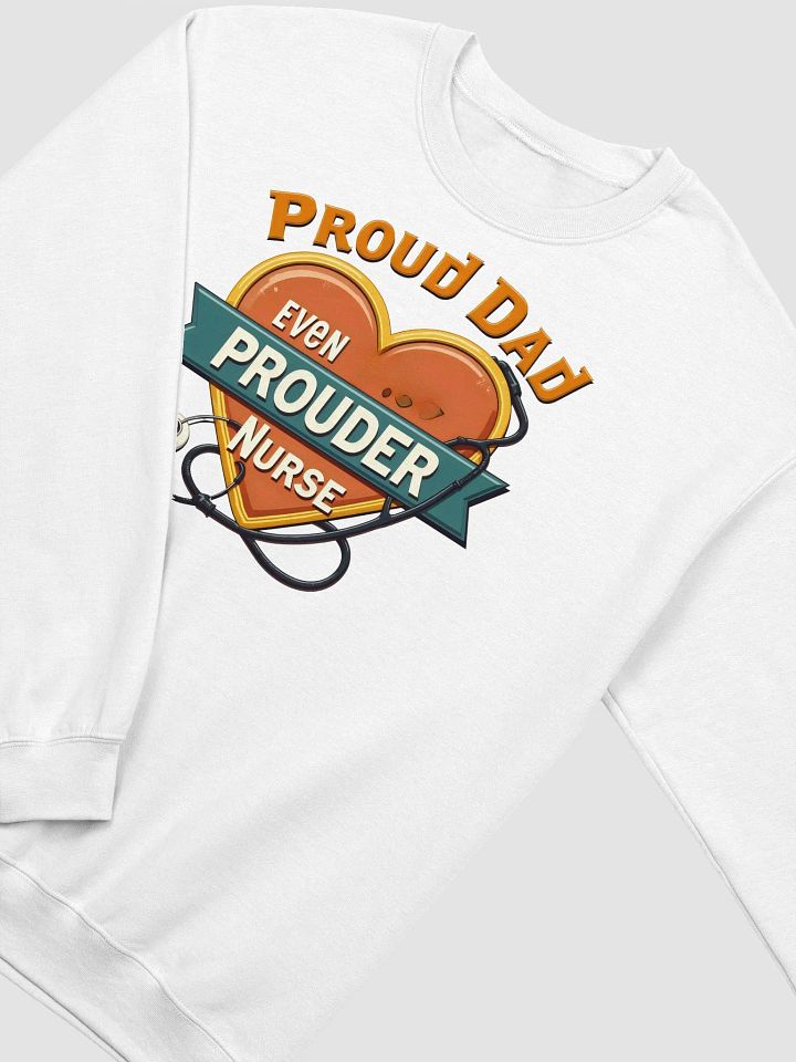 Proud Nurse Dad Heartbeat Sweatshirt product image (15)