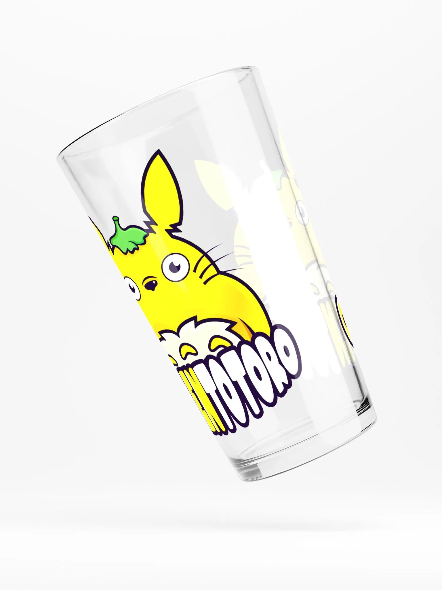 GoldenTotoro Logo Pint Glass (Logo on Both Sides) product image (4)