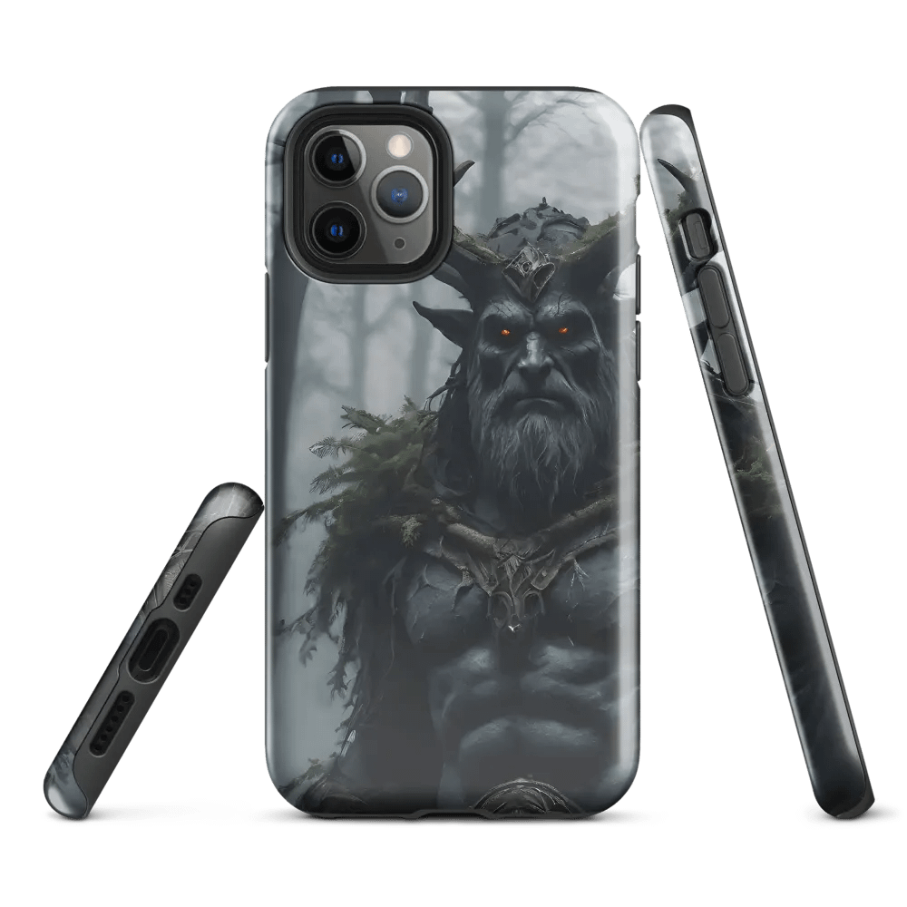 Tough Phone Case for iPhone® - Dark Mythical Ancient Forest Guardian product image (1)