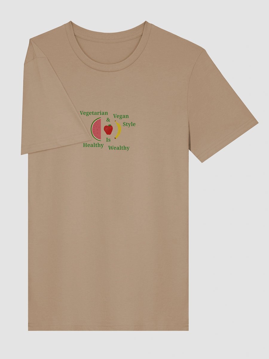 Healthy Wealthy Vegetarian & Vegan Tee product image (3)
