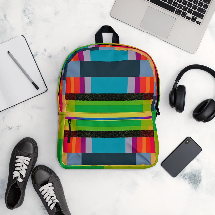 Colorful Blocks #1 - Backpack product image (10)