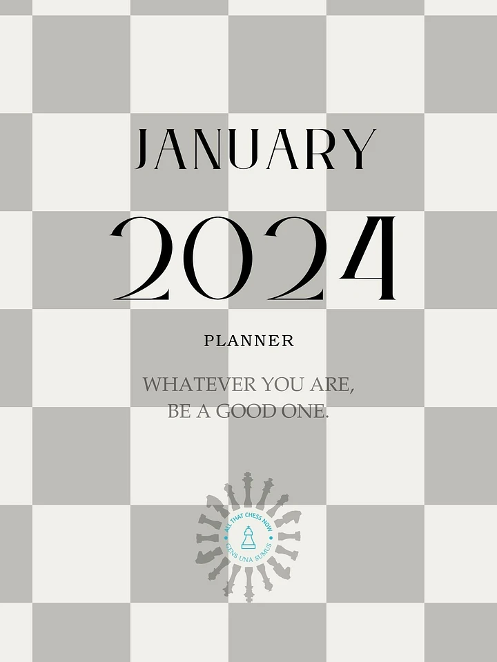 Chess Planner January 2024 product image (2)