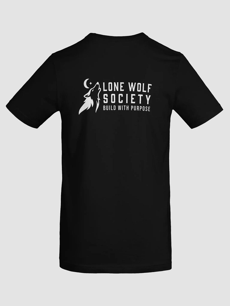 Lone Wolf Society Black T-shirt product image (9)