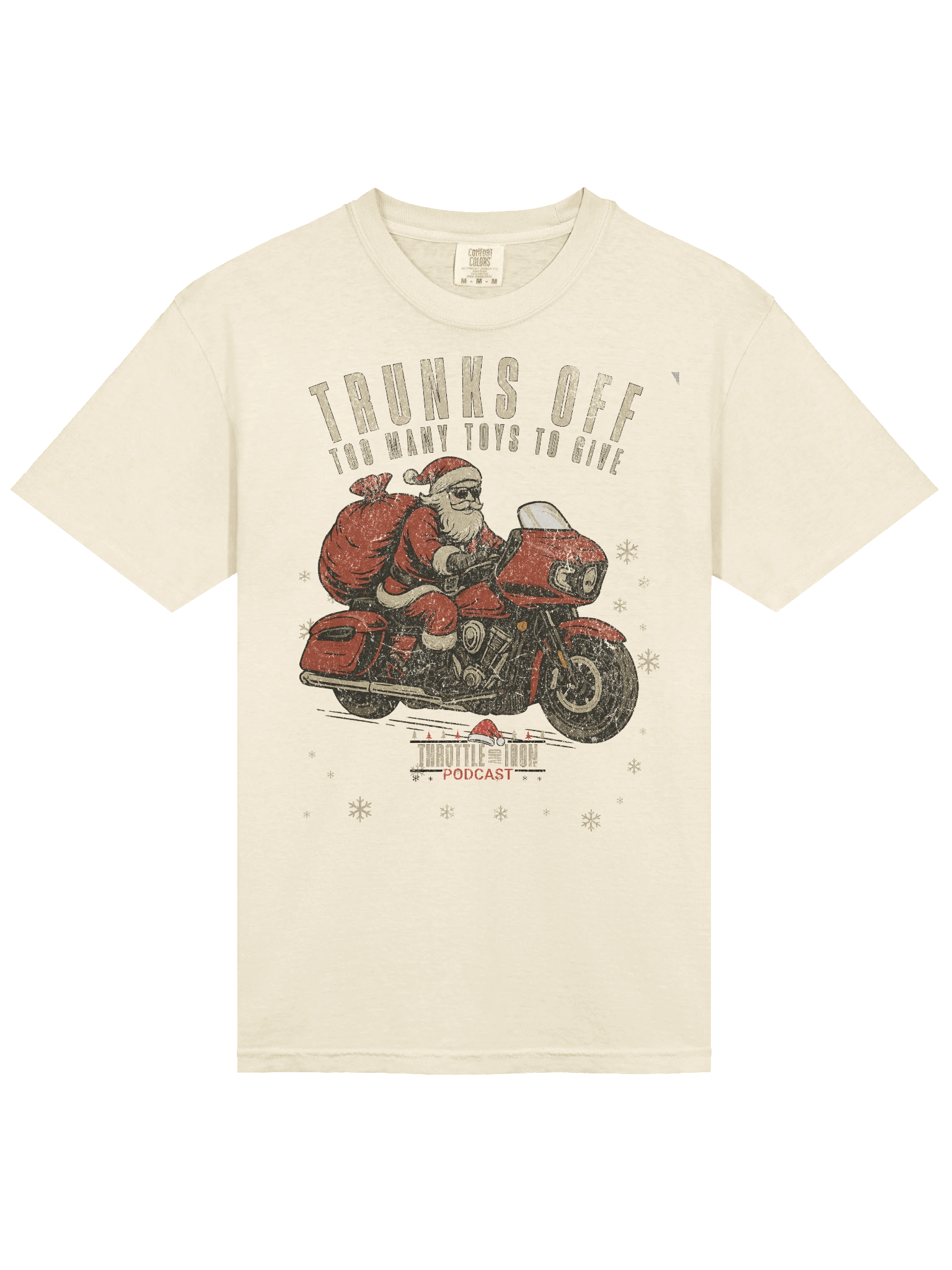 Throttle and Iron “Trunks Off” Christmas Tee (IMC) product image (24)